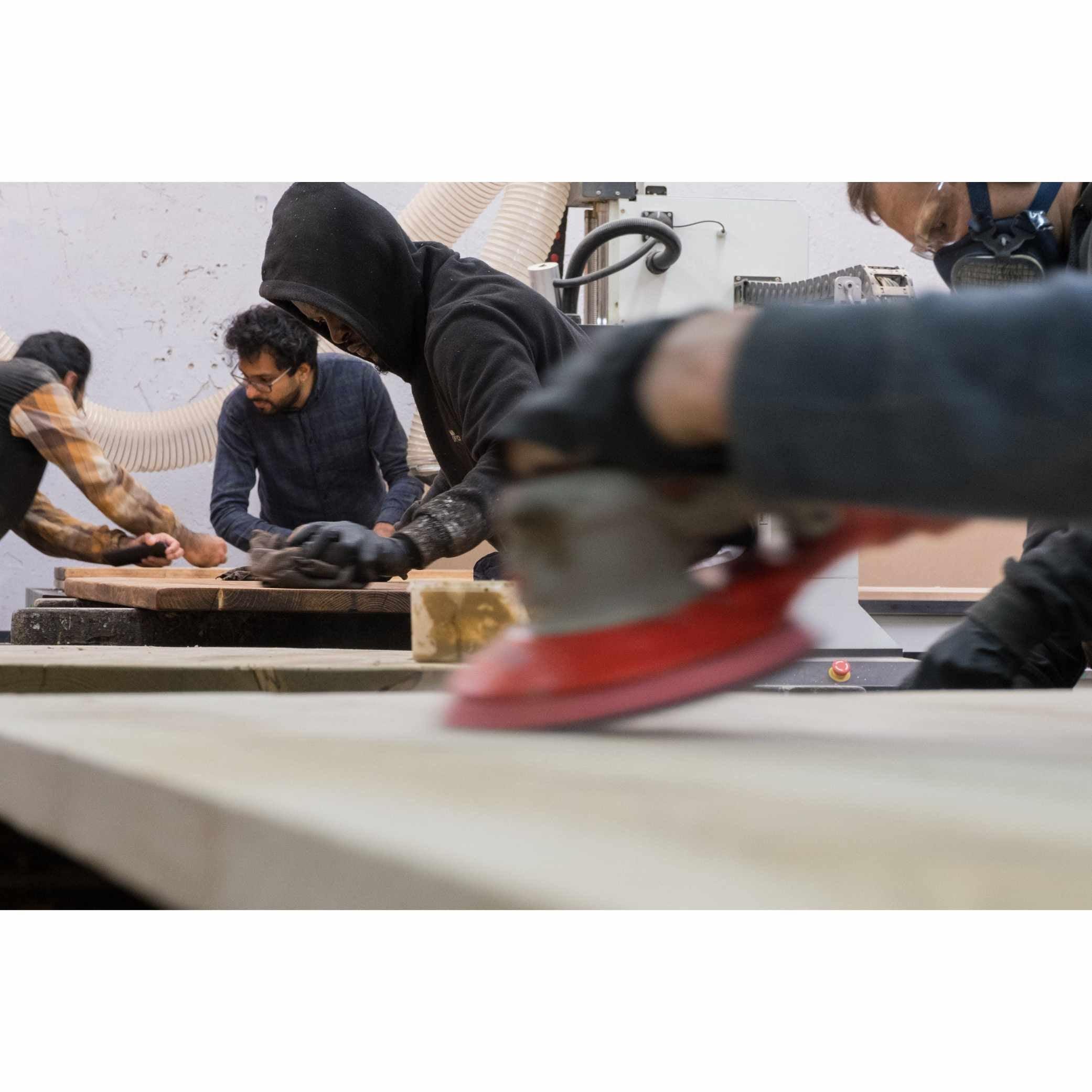 ASPA: Extending Dining Table With Black Box Steel Legs - RizAndMicaMake