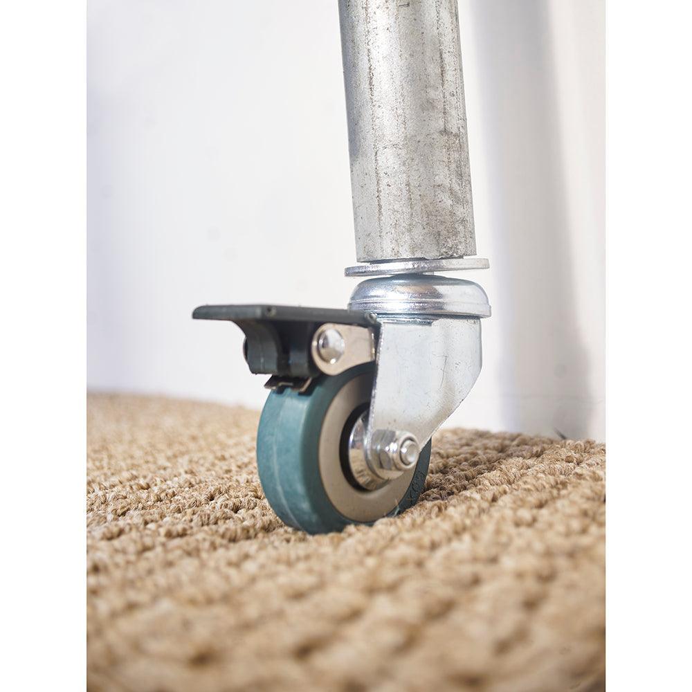 Scaffold Desk with Shelf+Wheels - RizAndMicaMake