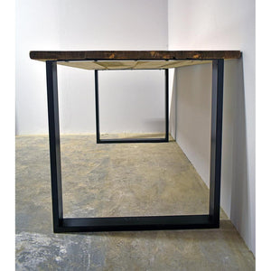 Box-Steel Dining Table - RizAndMicaMake