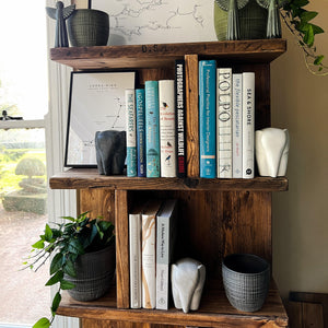 BIGSBY: Desk With Integrated Bookshelf - RizAndMicaMake