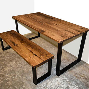 Box-Steel Dining Table - RizAndMicaMake