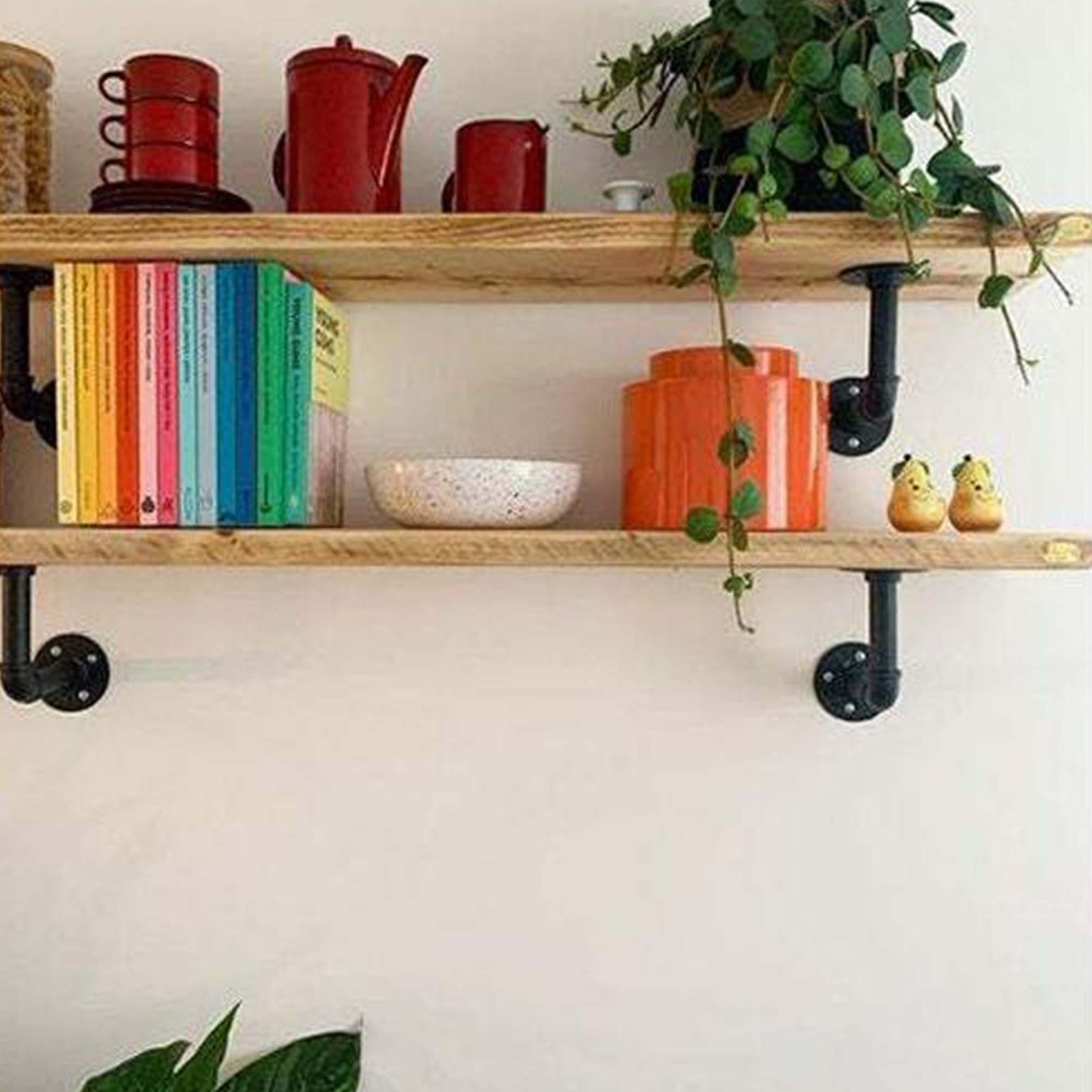Pipe Bracket Shelf - RizAndMicaMake