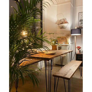 Hairpin Dining Table - RizAndMicaMake