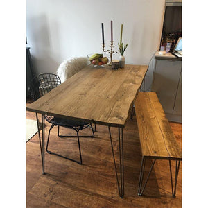 Hairpin Dining Table RizAndMicaMake