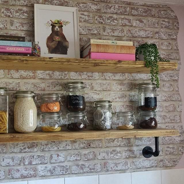 Pipe Bracket Shelf - RizAndMicaMake