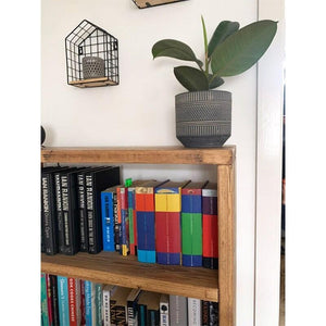 Reclaimed Bookshelf Shelving Unit With Hairpins - RizAndMicaMake