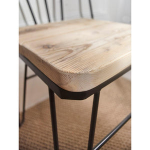 Hairpin Dining Chair Made with Reclaimed Wood- Available in a Range of Finishes