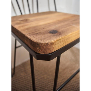 Hairpin Dining Chair Made with Reclaimed Wood- Available in a Range of Finishes
