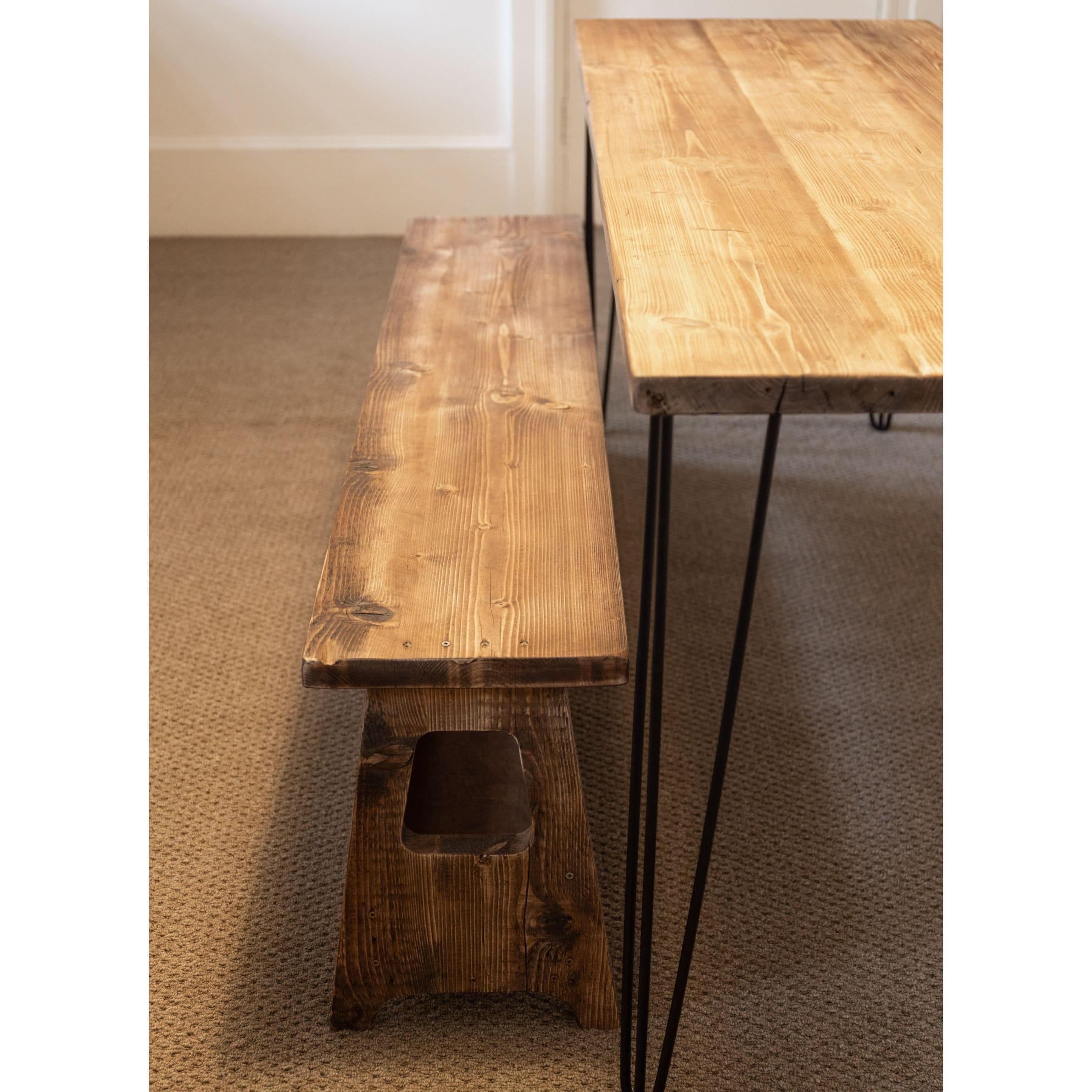 ARVID: Reclaimed Wood Storage Bench, Choice Of Sizes+Colours