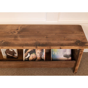 ARVID: Reclaimed Wood Storage Bench, Choice Of Sizes+Colours