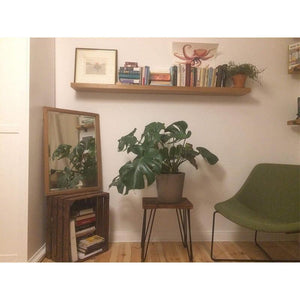 Manu Wood Stool / Side Table - RizAndMicaMake