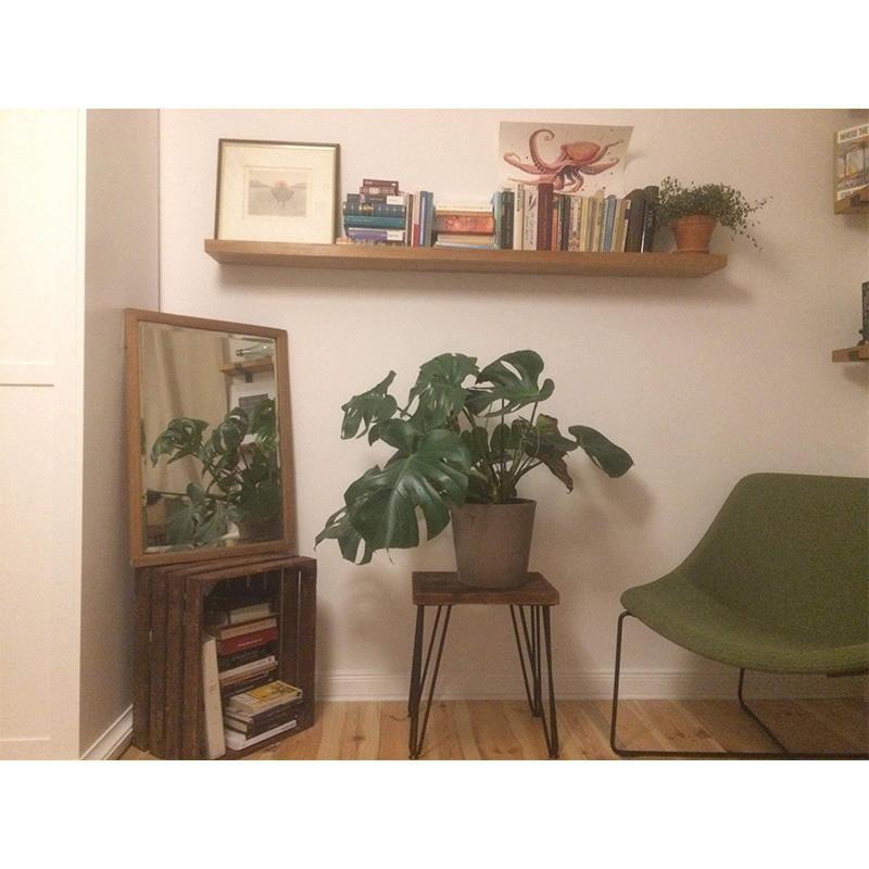 Manu Wood Stool / Side Table - RizAndMicaMake