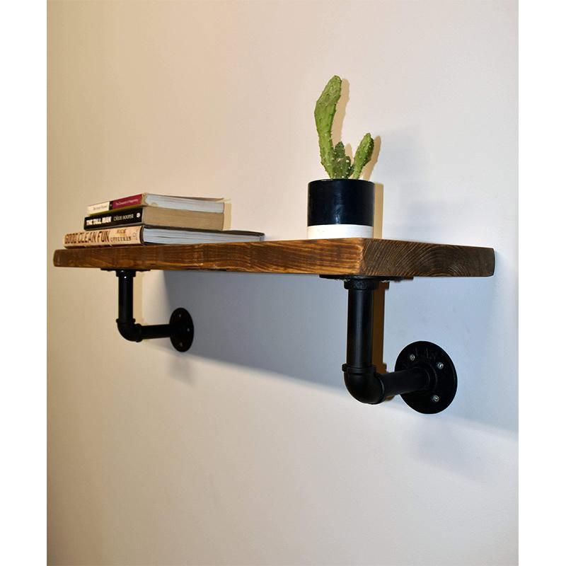 Pipe Bracket Shelf - RizAndMicaMake