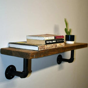 Pipe Bracket Shelf - RizAndMicaMake