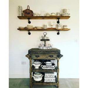 Pipe Bracket Shelf - RizAndMicaMake