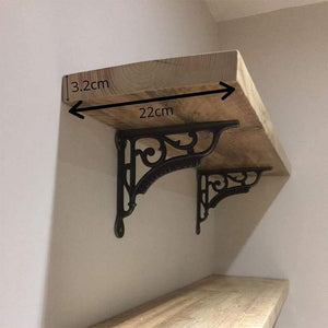 Reclaimed Wood Shelf - RizAndMicaMake