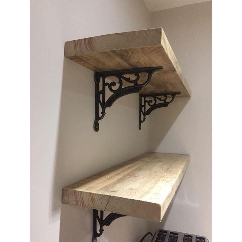 Reclaimed Wood Shelf - RizAndMicaMake