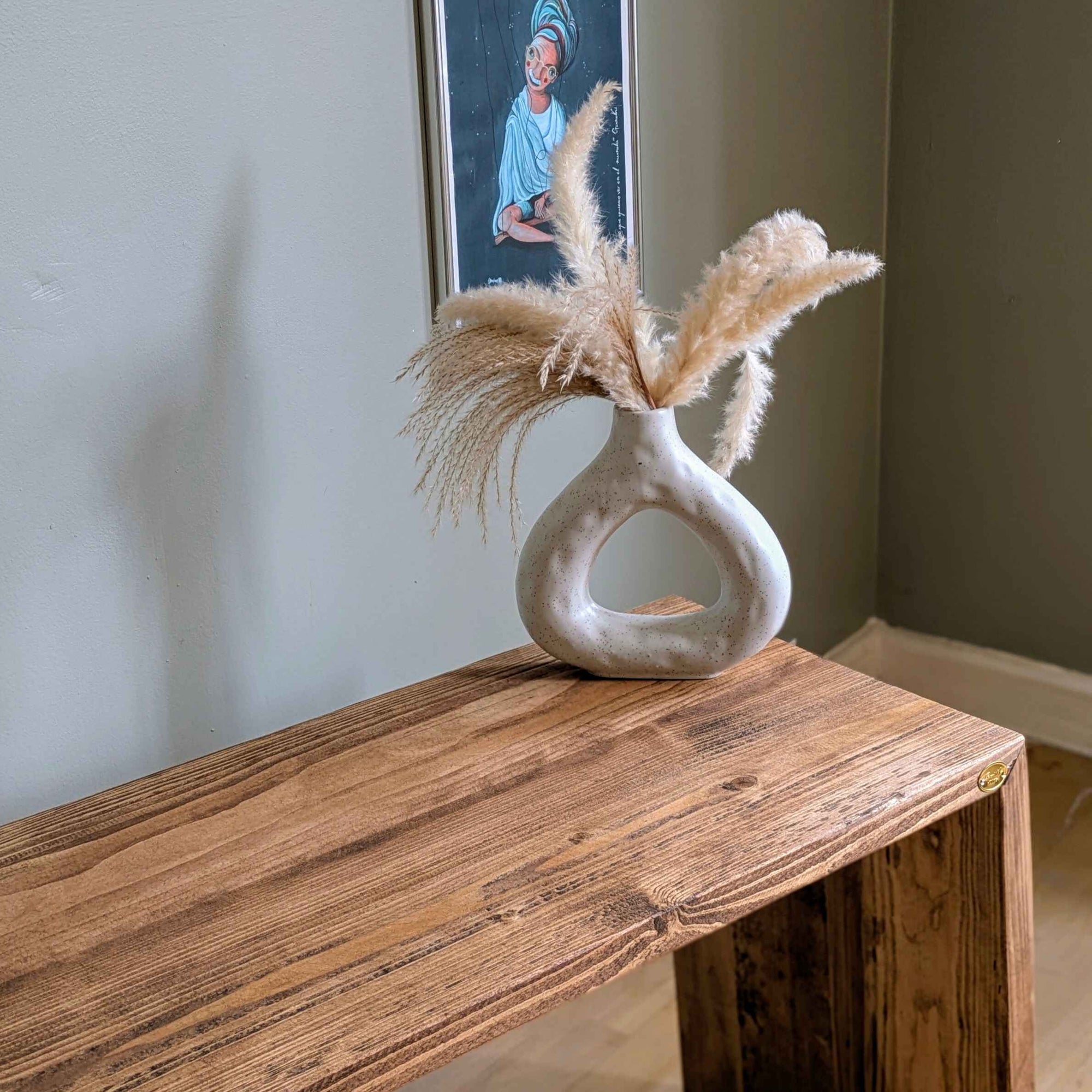 RAVI: Reclaimed Solid Wood Bench with Mitre Join