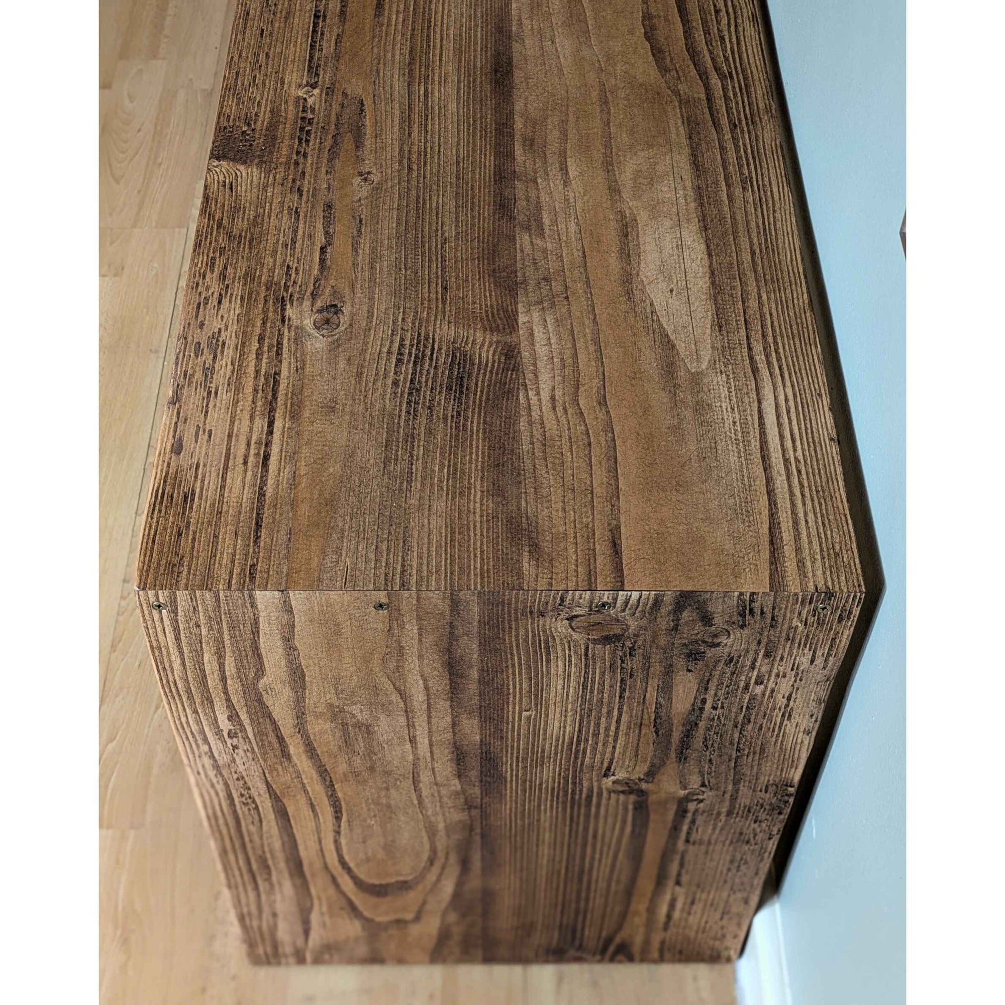 RAVI: Reclaimed Solid Wood Bench with Mitre Join