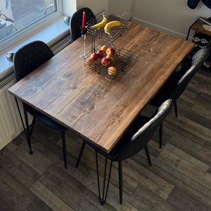 VERA: Reclaimed Hairpin Dining Table