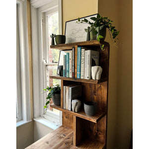 BIGSBY: Desk With Integrated Bookshelf - RizAndMicaMake