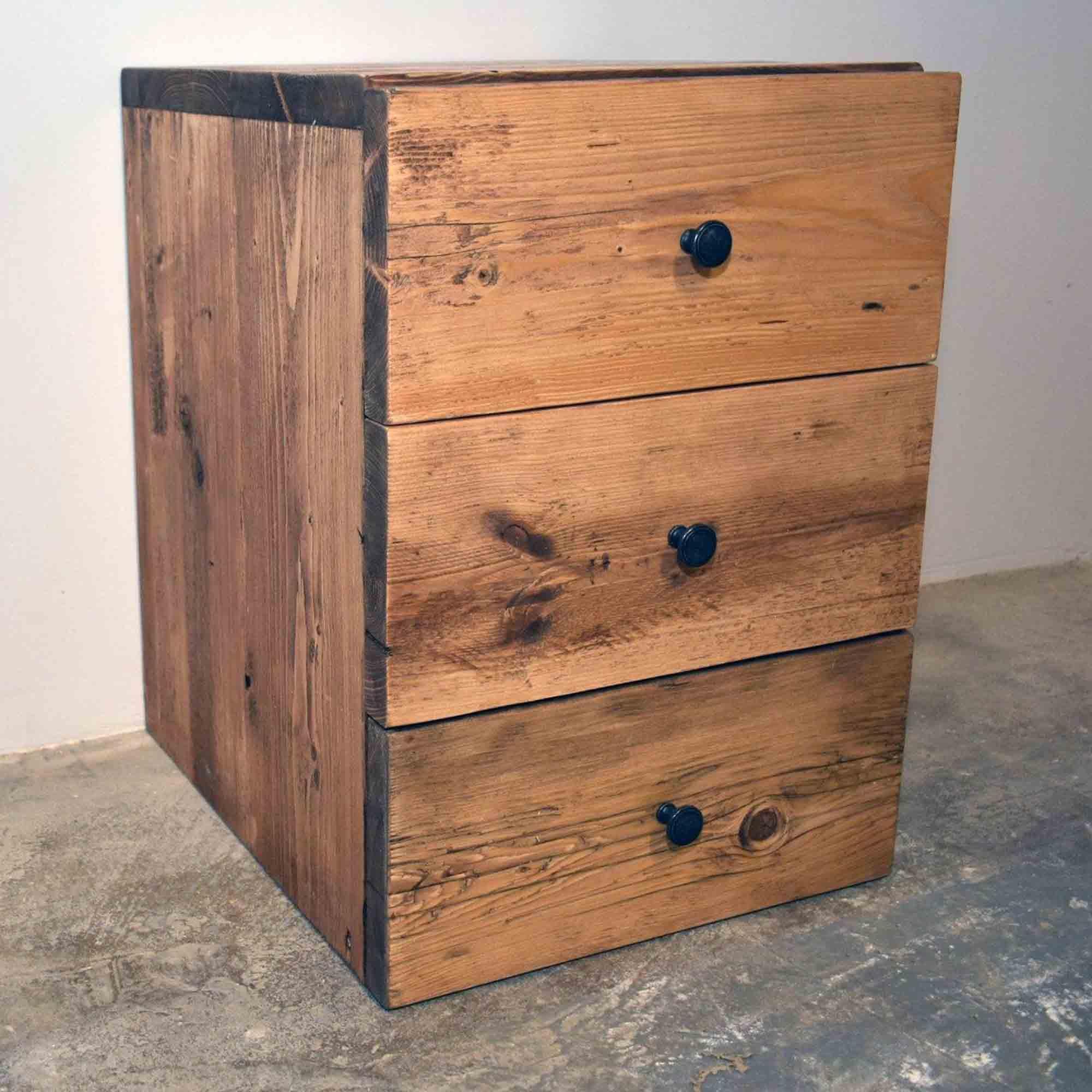 Rustic Draw Unit Reclaimed Drawers | Rustic Handmade Drawer Unit | Free Shipping ...