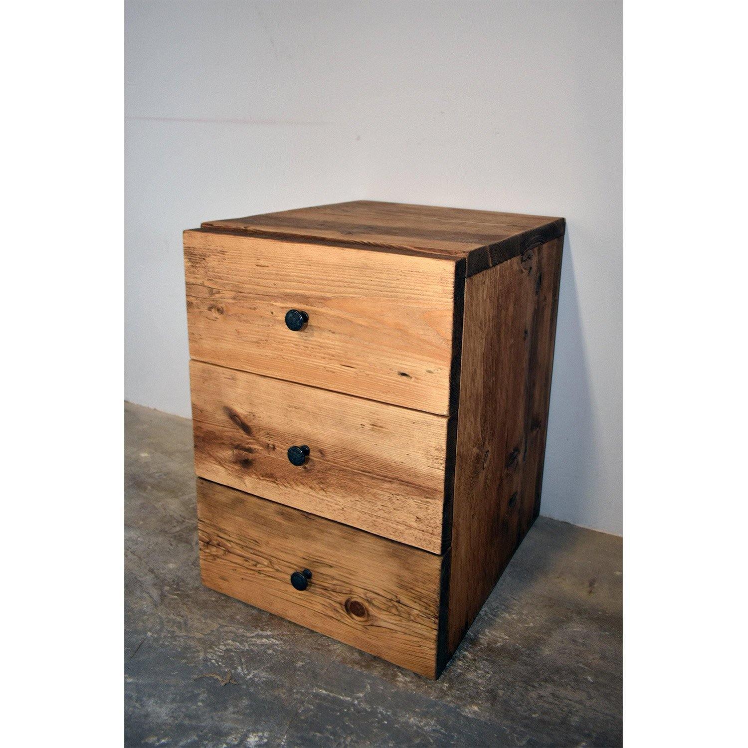 Rustic Draw Unit Reclaimed Drawers | Rustic Handmade Drawer Unit | Free Shipping ...