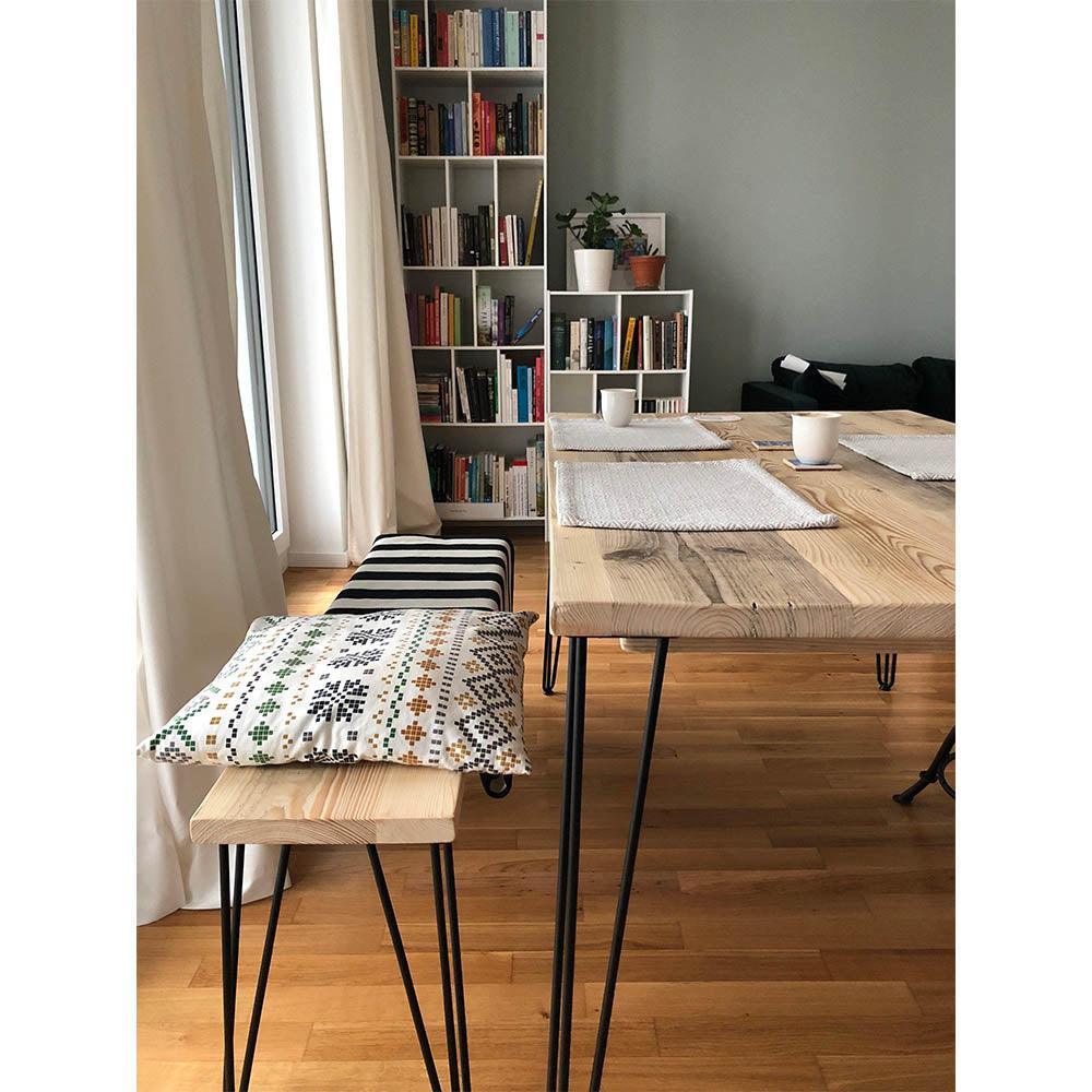 Hairpin Dining Tables with Hairpin Legs Reclaimed Dining Room Table