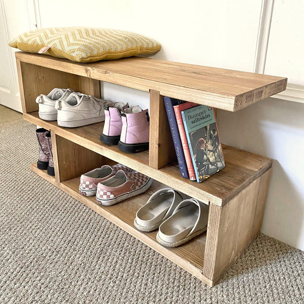 ANA: Reclaimed Wooden Shoe Rack RizAndMicaMake