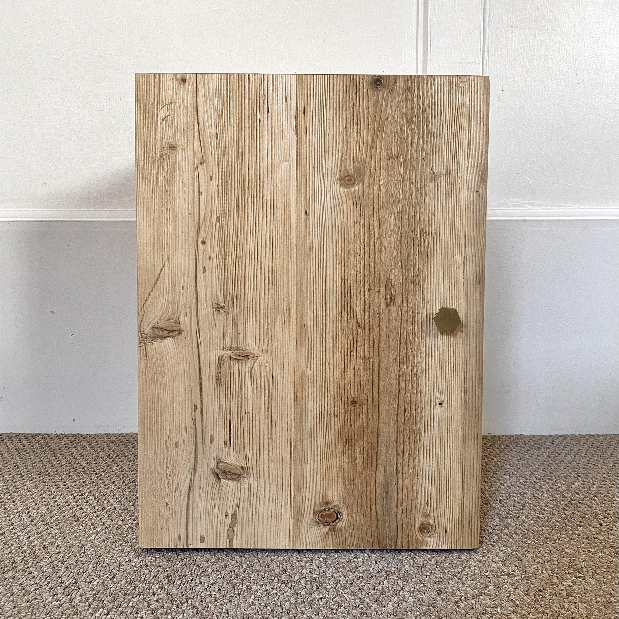 Solid Raud Cupboard PURCI: Reclaimed Solid Wood Cupboard Unit - RizAndMicaMake