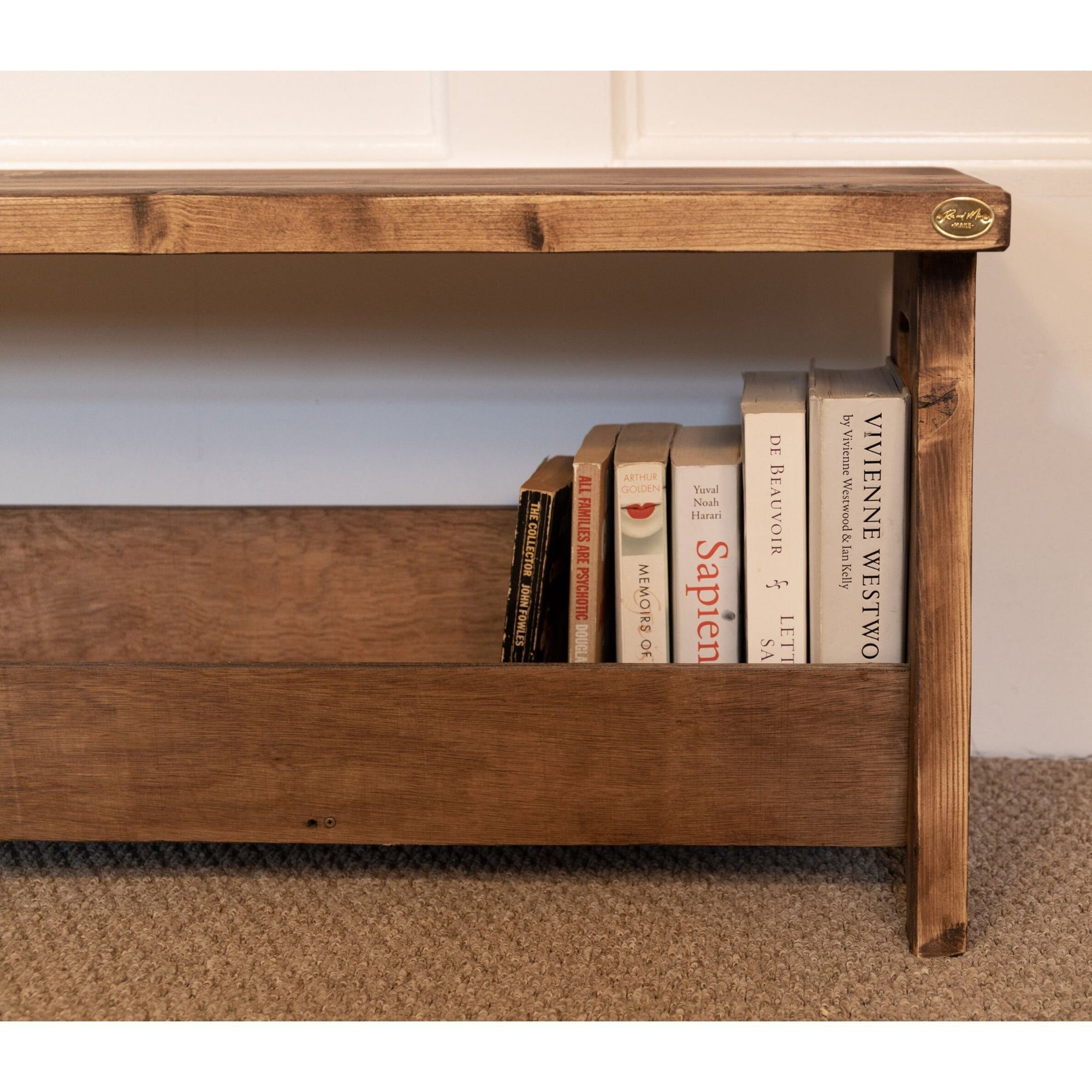 ARVID: Reclaimed Wood Storage Bench, Choice Of Sizes+Colours