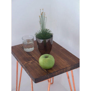 Manu Wood Stool / Side Table - RizAndMicaMake