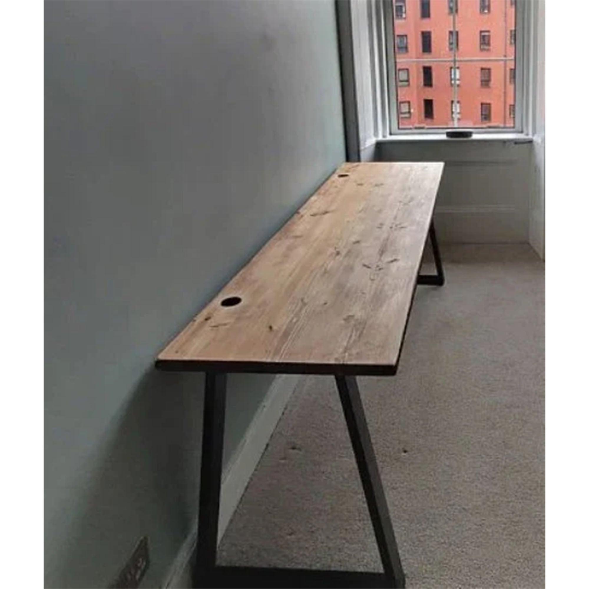 Table and Desk Customisation (uneven edges, desk holes, engraving) - RizAndMicaMake